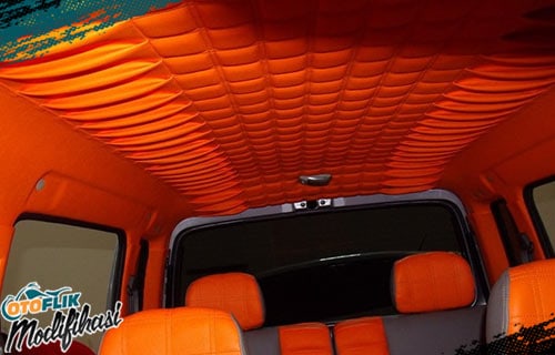 Modif Plafon Mobil Orange